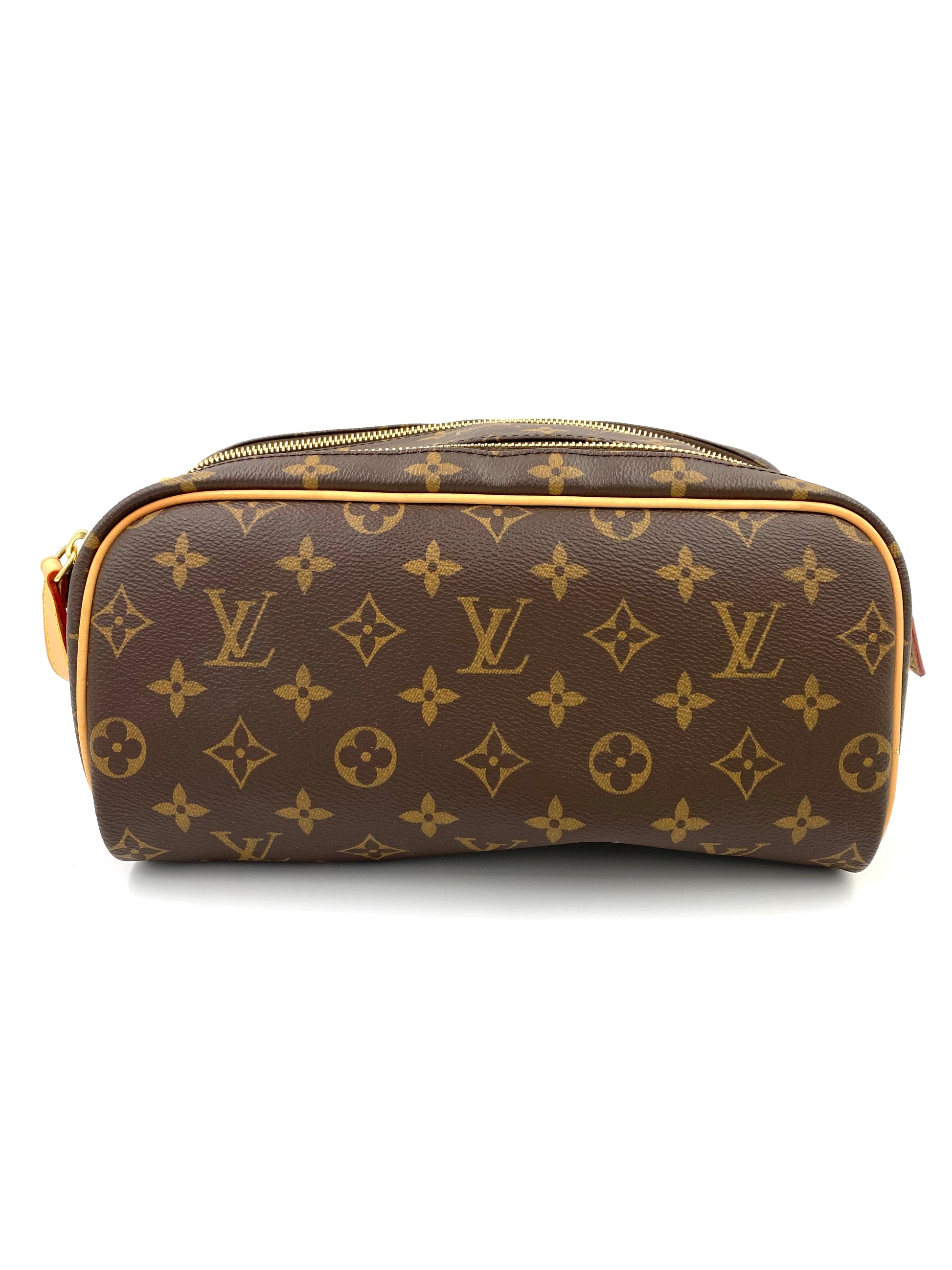 LOUIS VUITTON Dopp Kit Poche Toilette Monogram Canvas Clutch Macarons