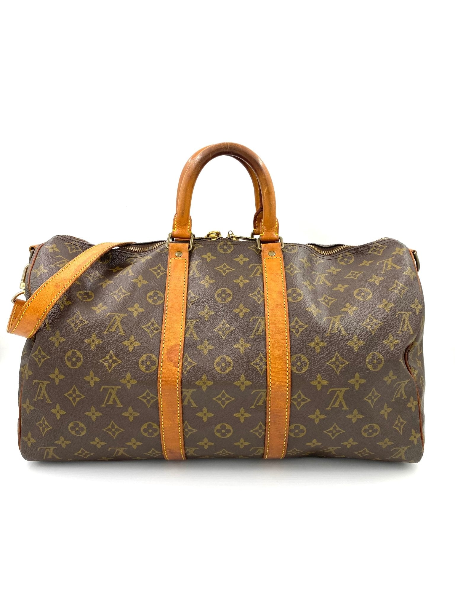 LOUIS VUITTON Keepall Bandouliere 45 Monogram Canvas - Clutch & Macarons - VI882 - Clutch & Macarons - 