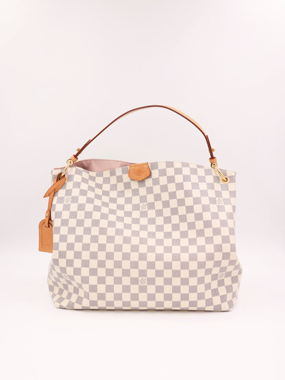 LOUIS VUITTON Graceful MM Damier Azur
