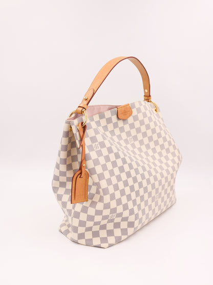 LOUIS VUITTON Graceful MM Damier Azur