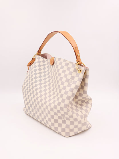 LOUIS VUITTON Graceful MM Damier Azur