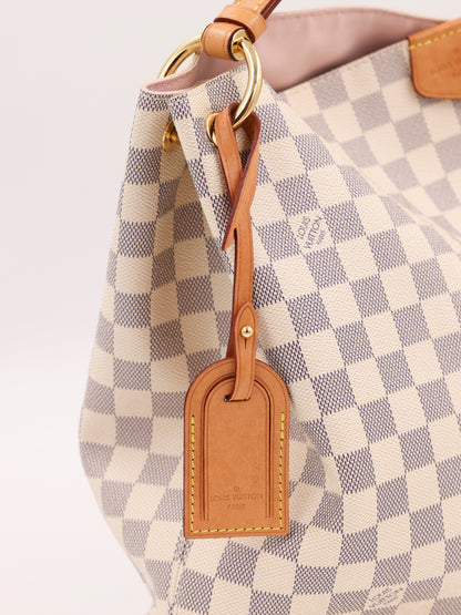 LOUIS VUITTON Graceful MM Damier Azur
