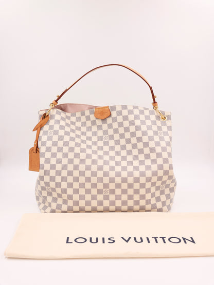 LOUIS VUITTON Graceful MM Damier Azur