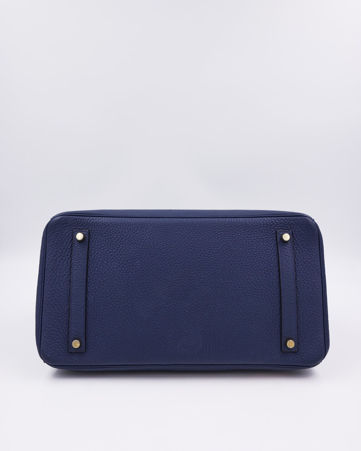 HERMÈS Birkin 35 Togo Blue Navy GHW, dunkelblaue Designerhandtasche