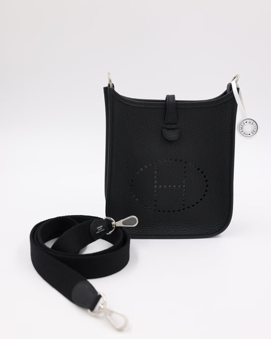 HERMÈS Evelyne 16 Noir PHW