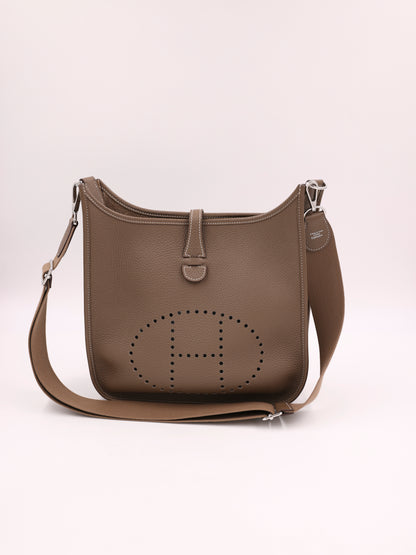 HERMÈS Evelyne 29 Clemence Etoupe PHW