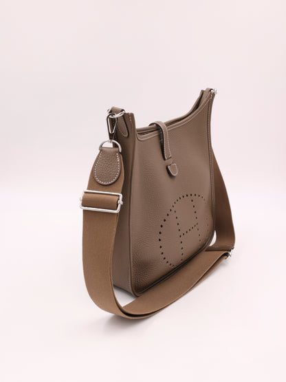 HERMÈS Evelyne 29 Clemence Etoupe PHW
