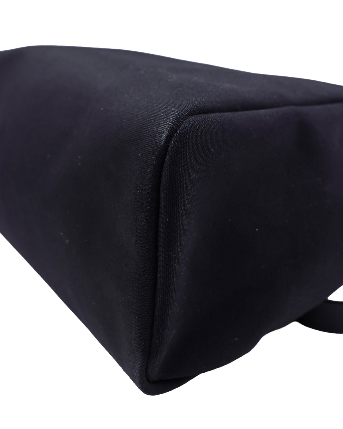 HERMÈS Herbag 39 Messenger schwarz PHW schwarze Designerhandtasche Detailansicht