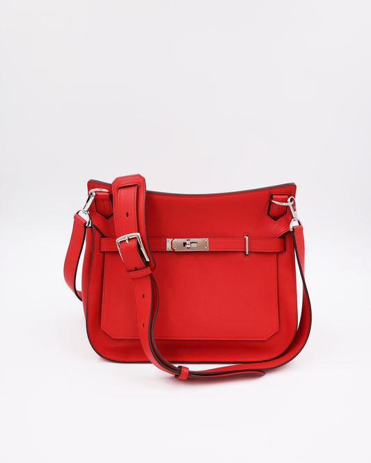 HERMÈS Jypsière 26 Swift Rouge PHW