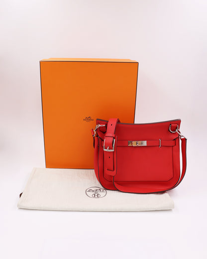 HERMÈS Jypsière 26 Swift Rouge PHW