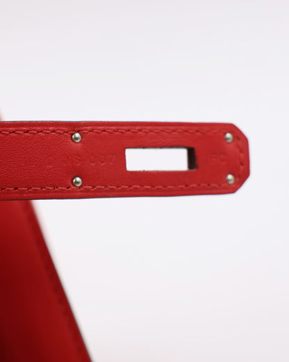 HERMÈS Jypsière 26 Swift Rouge PHW