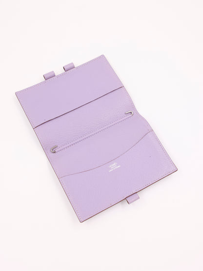 HERMÈS Agenda Mysoreleder lila PHW