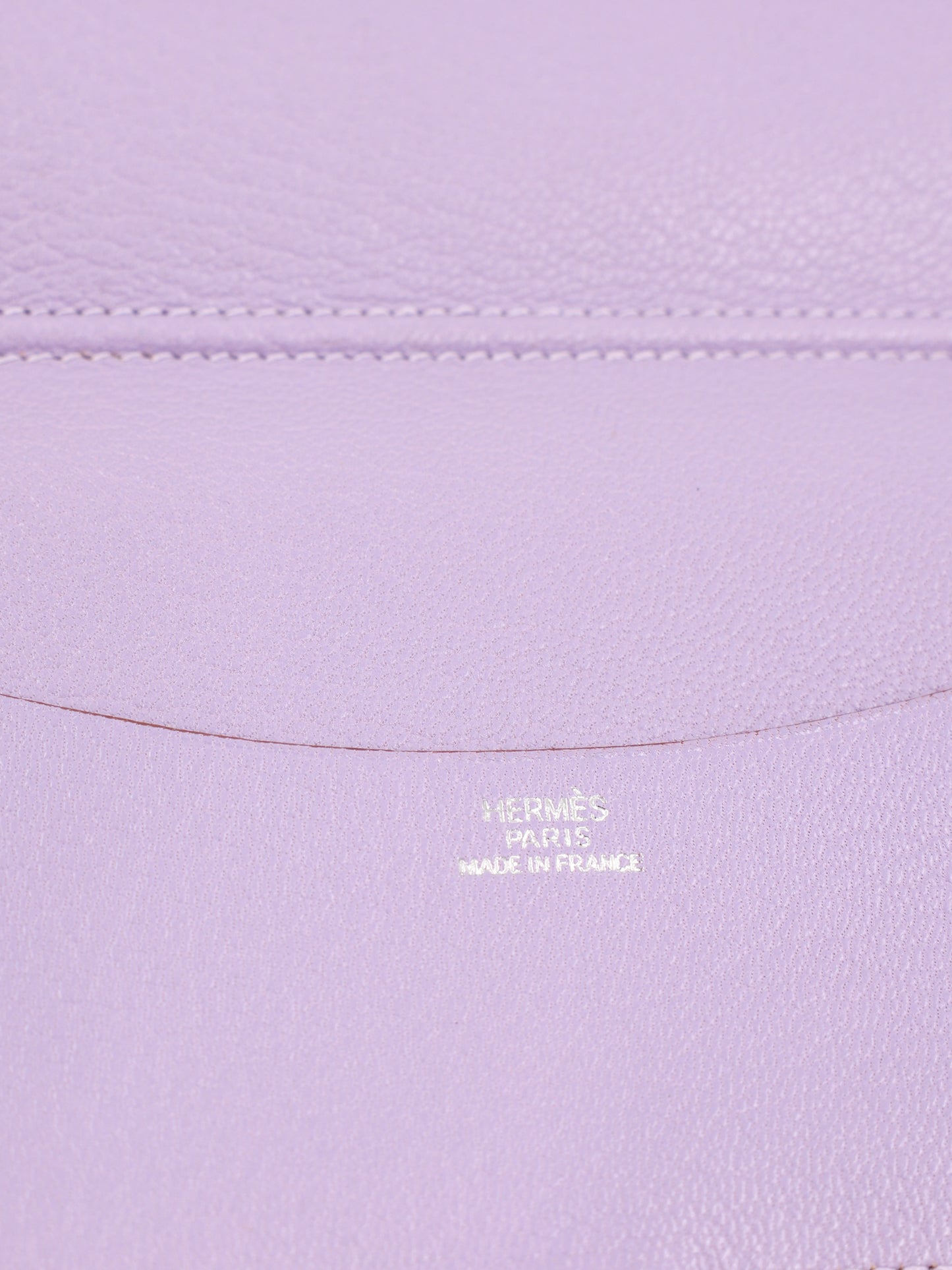 HERMÈS Agenda Mysoreleder lila PHW