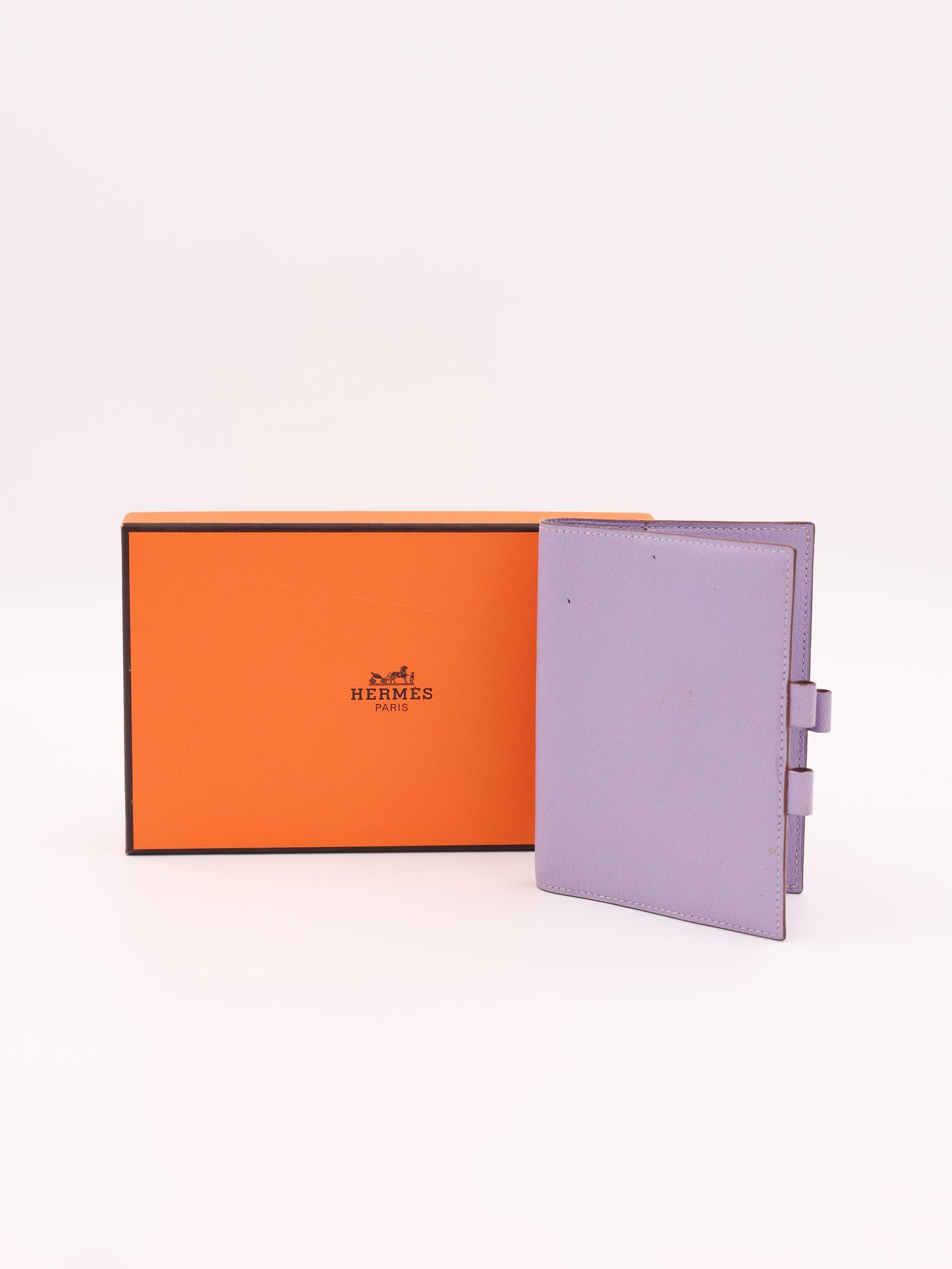 HERMÈS Agenda Mysoreleder lila PHW