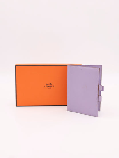 HERMÈS Agenda Mysoreleder lila PHW