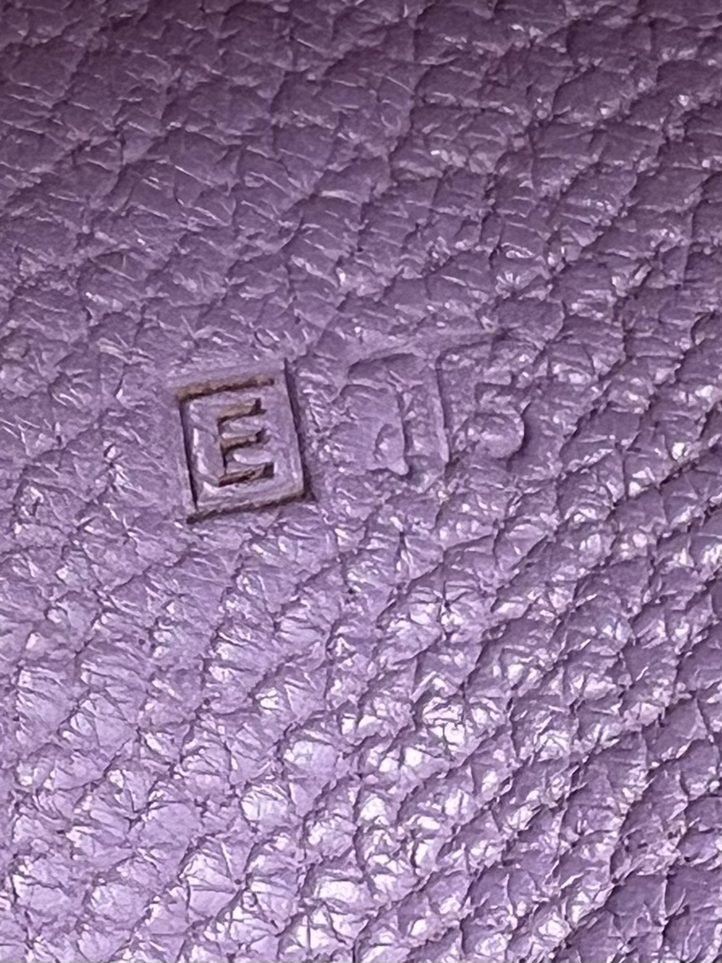 HERMÈS Agenda Mysoreleder lila PHW