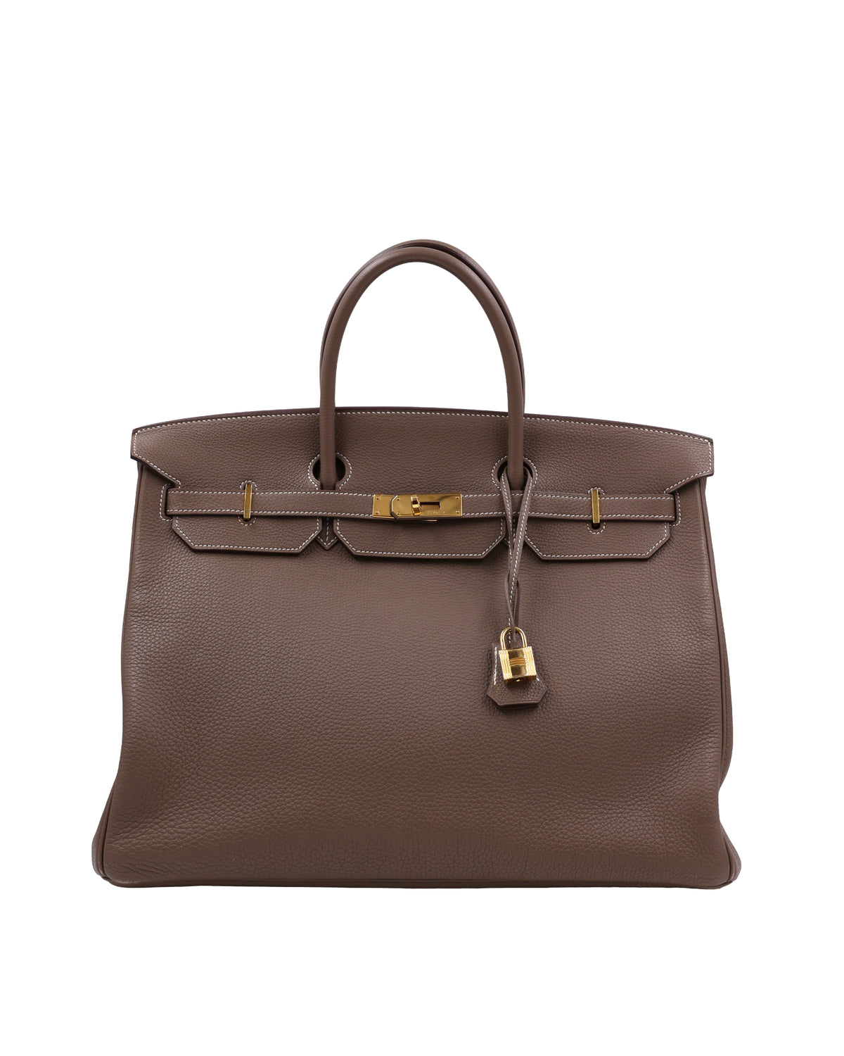HERMÈS Birkin 40 Togo Etoupe GHW