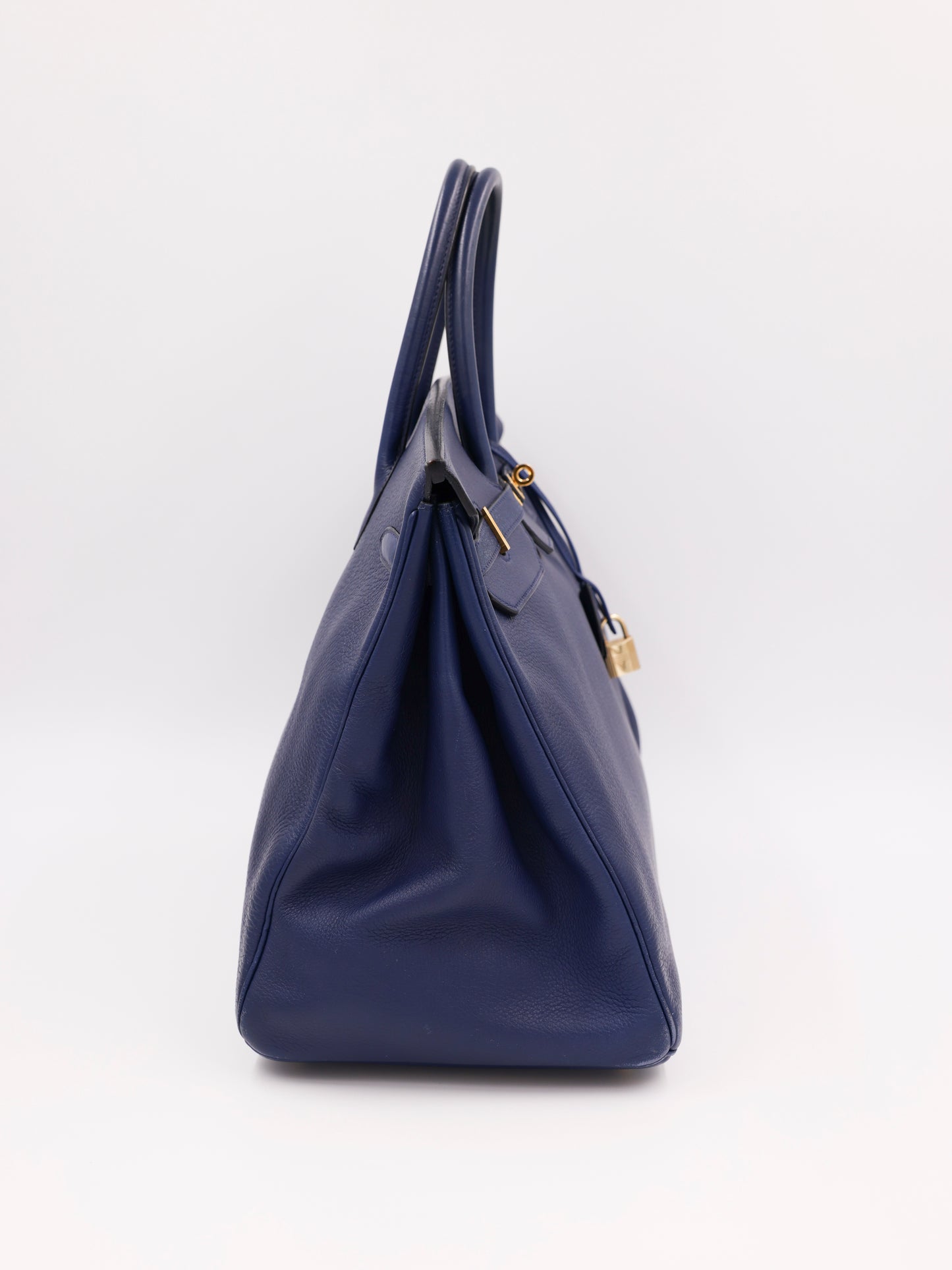 HERMÈS Birkin 40 Togo dunkelblau GHW
