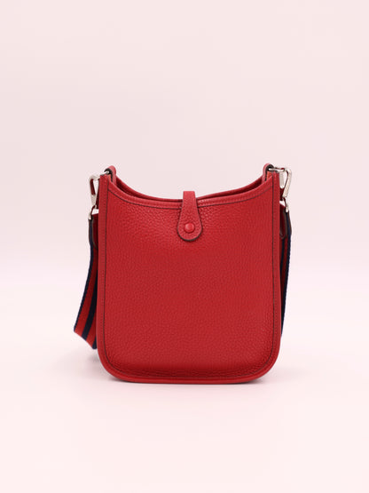 HERMÈS Evelyne 16 Clemence Rouge Grenat PHW
