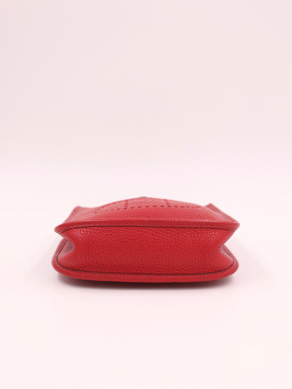 HERMÈS Evelyne 16 Clemence Rouge Grenat PHW