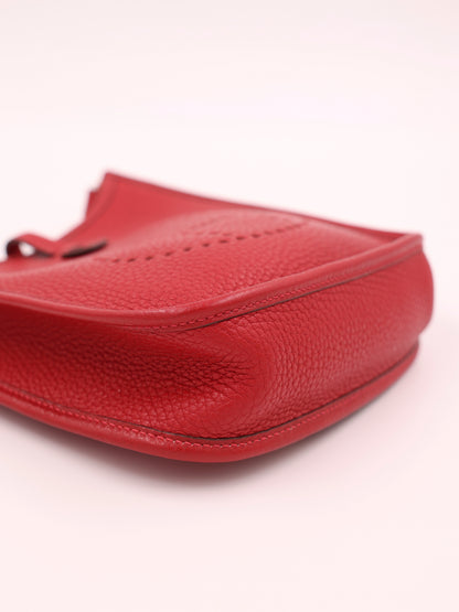 HERMÈS Evelyne 16 Clemence Rouge Grenat PHW