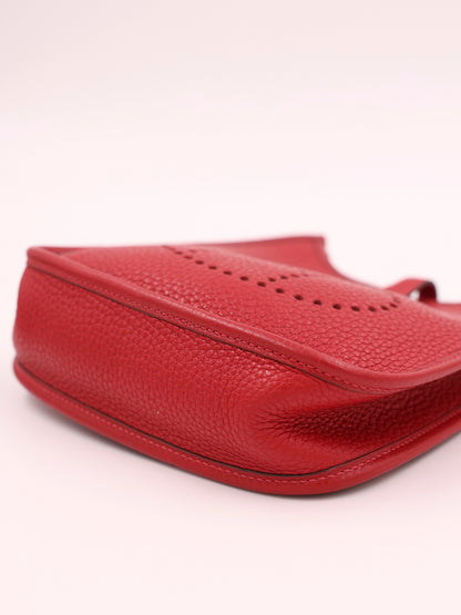 HERMÈS Evelyne 16 Clemence Rouge Grenat PHW