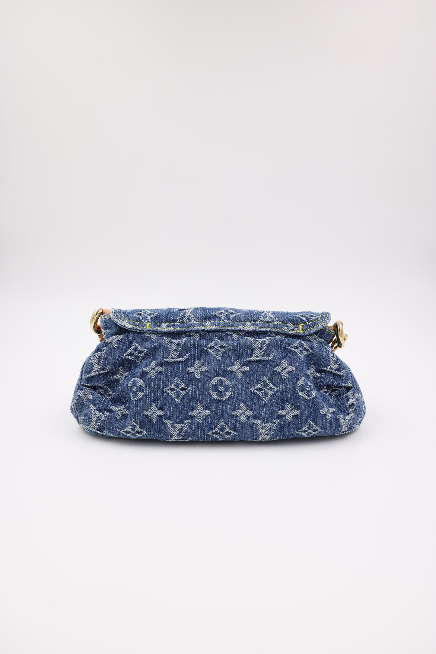 LOUIS VUITTON Mini Pleaty Monogram Denim