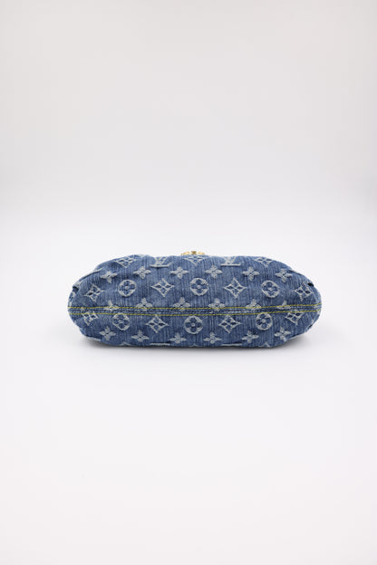 LOUIS VUITTON Mini Pleaty Monogram Denim