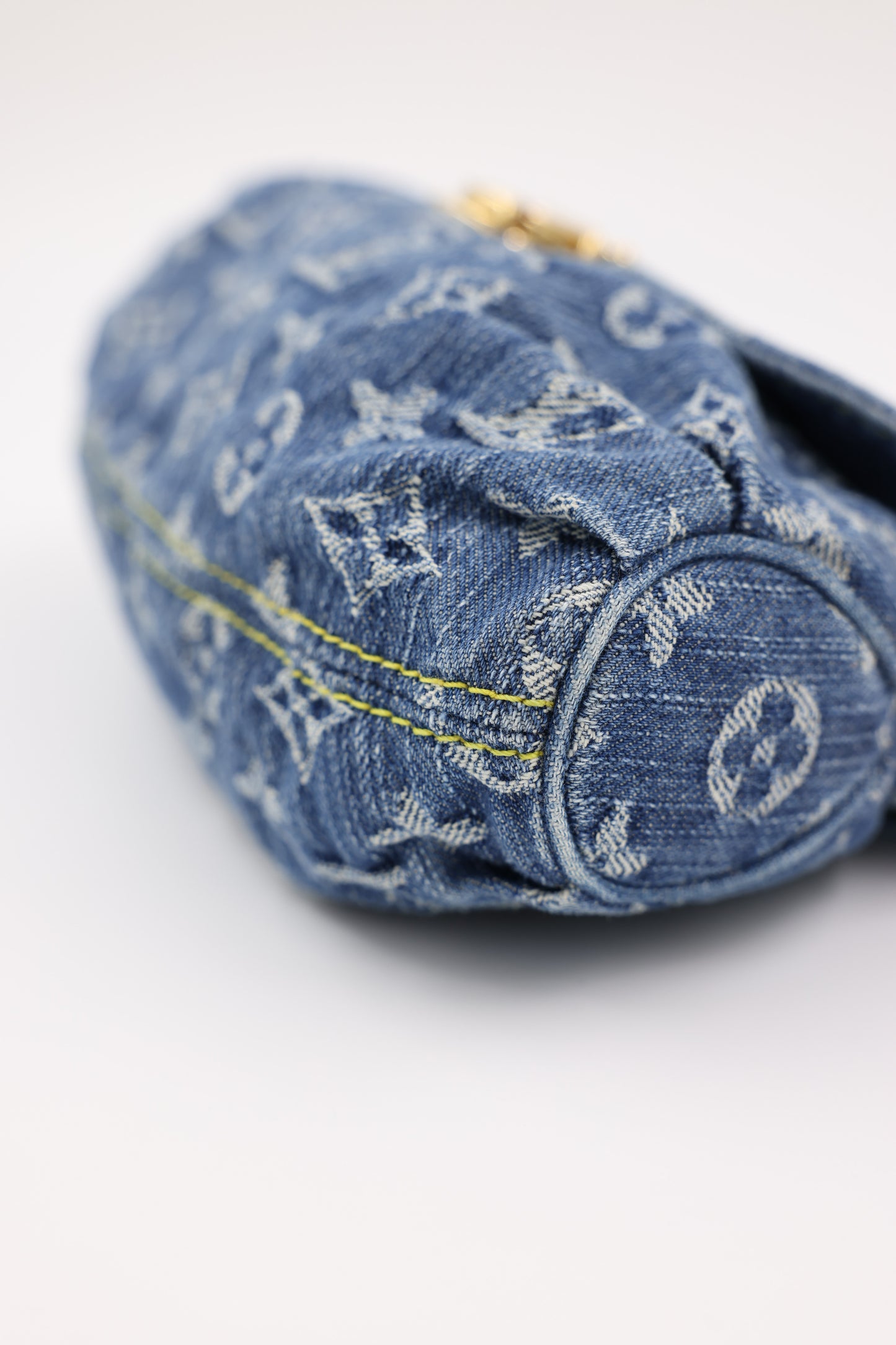 LOUIS VUITTON Mini Pleaty Monogram Denim