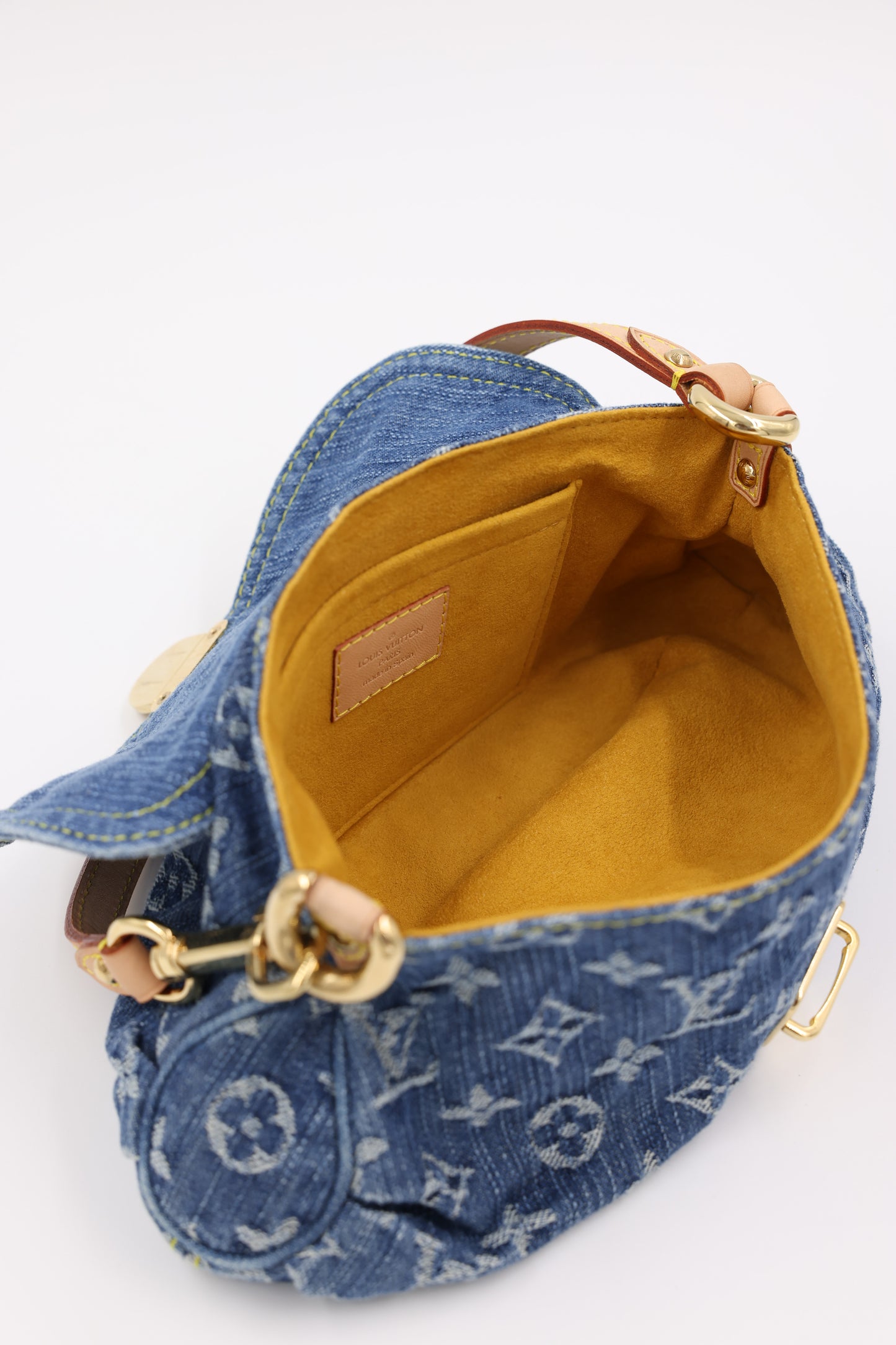 LOUIS VUITTON Mini Pleaty Monogram Denim