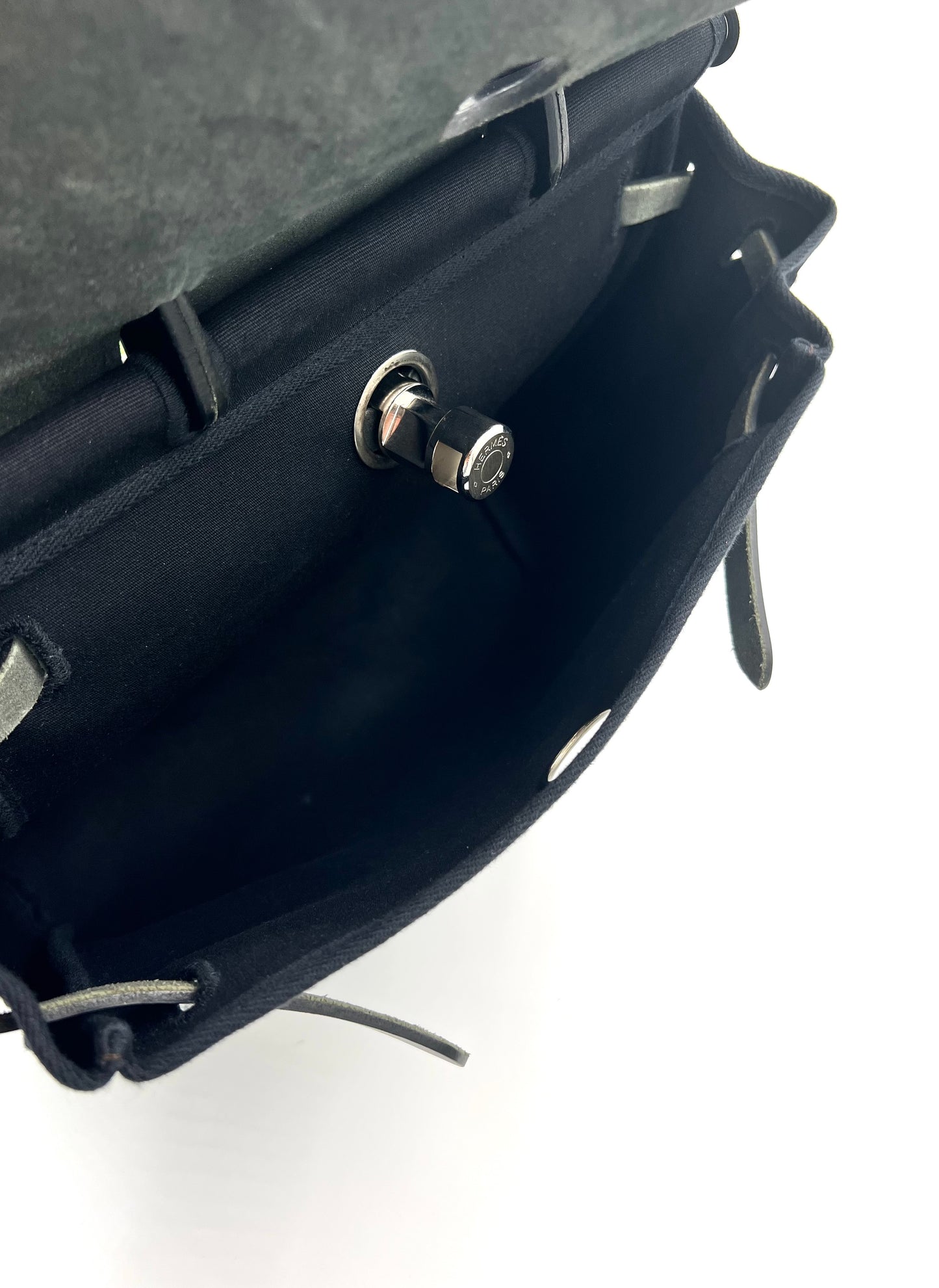 HERMÈS Herbag 31 Zip schwarz PHW