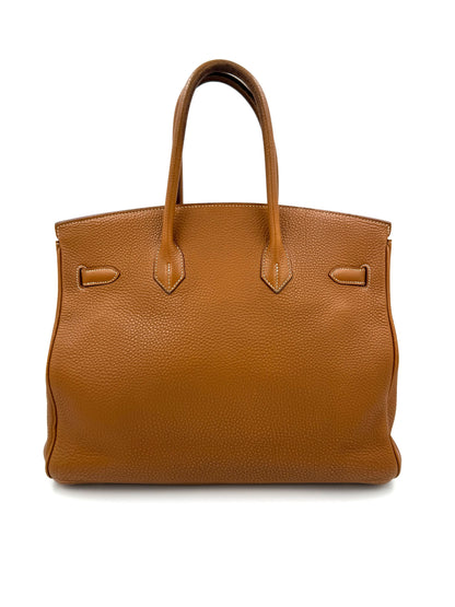 HERMÈS Birkin 35 Togo Gold GHW