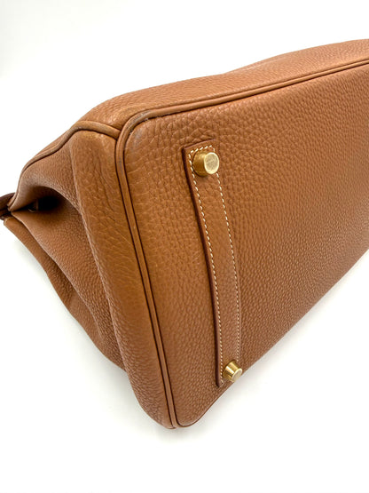 HERMÈS Birkin 35 Togo Gold GHW