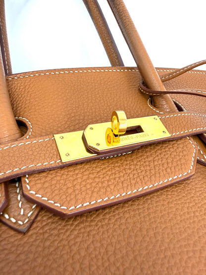 HERMÈS Birkin 35 Togo Gold GHW