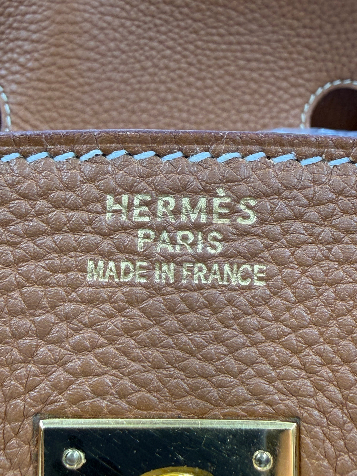 HERMÈS Birkin 35 Togo Gold GHW