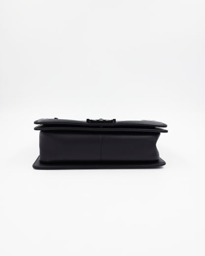 CHANEL Boy Medium Schwarz So Black