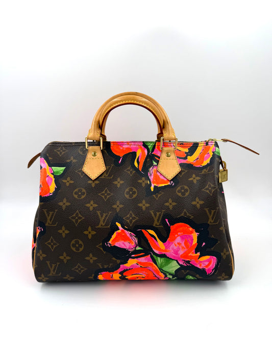 LOUIS VUITTON Speedy 30 Roses