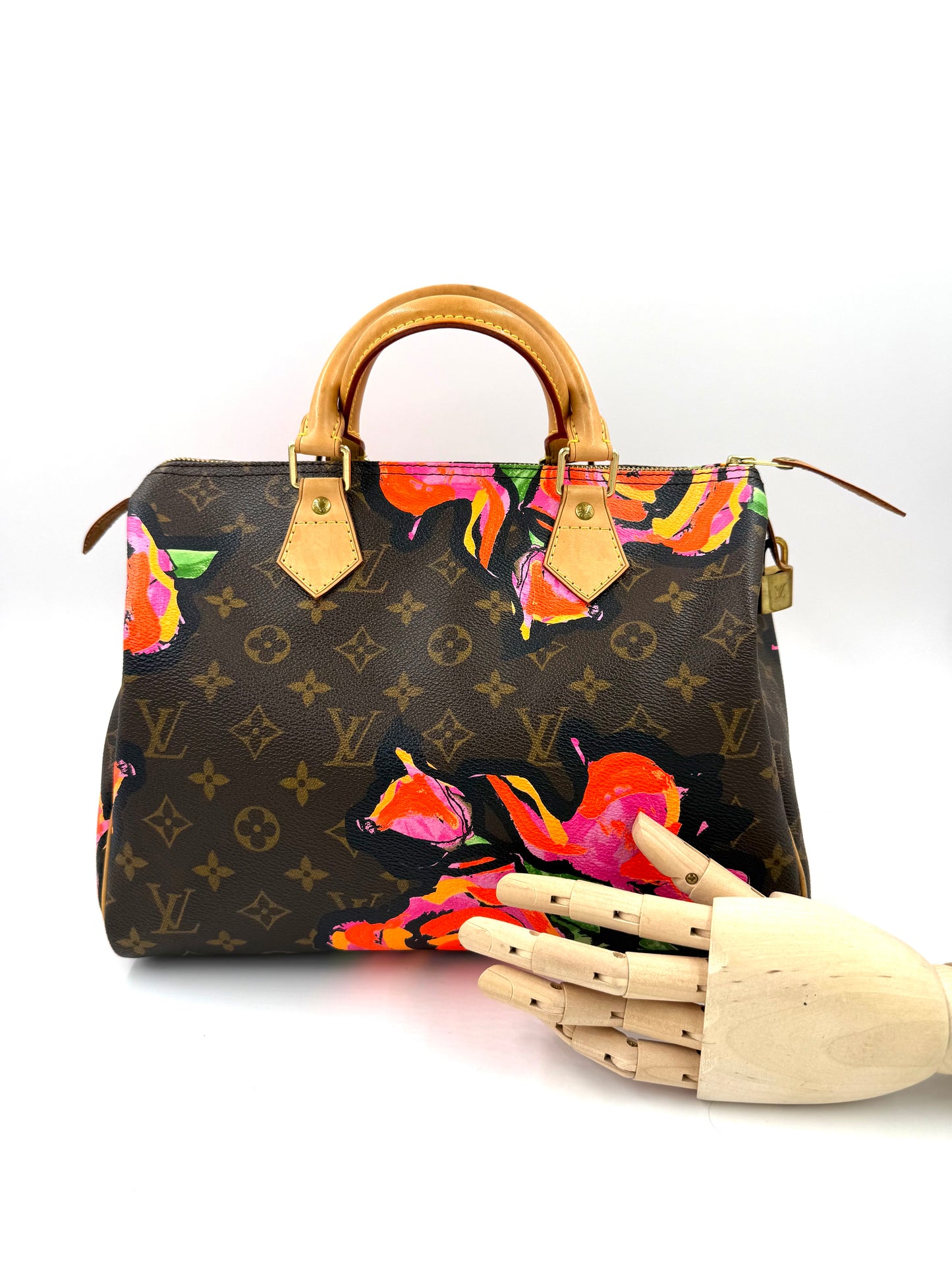 LOUIS VUITTON Speedy 30 Roses