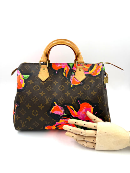 LOUIS VUITTON Speedy 30 Roses