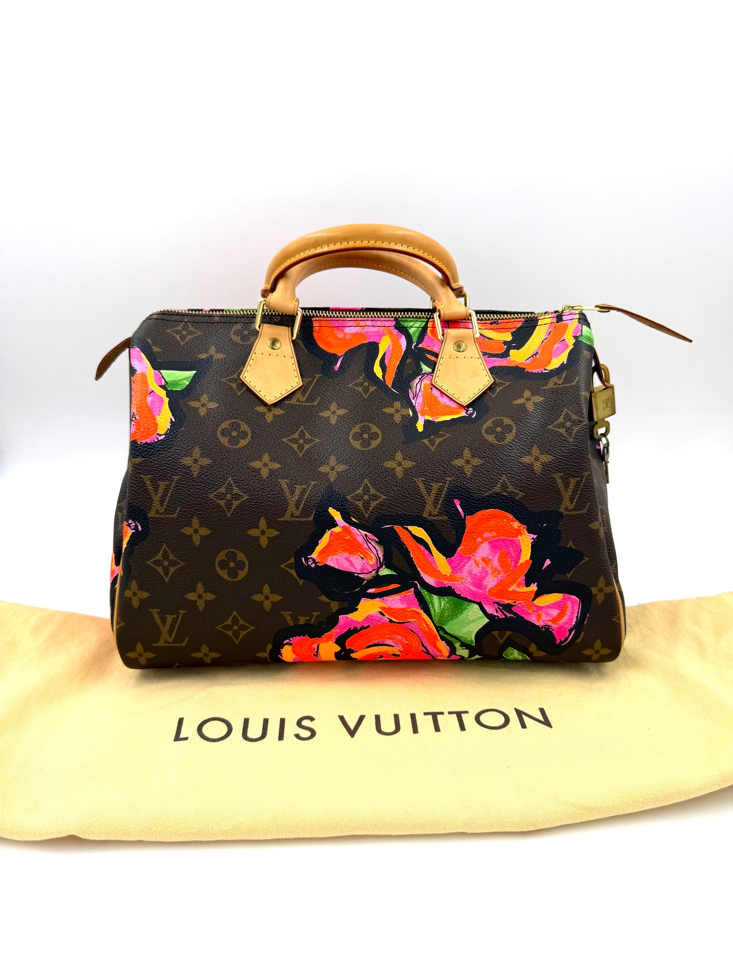 LOUIS VUITTON Speedy 30 Roses