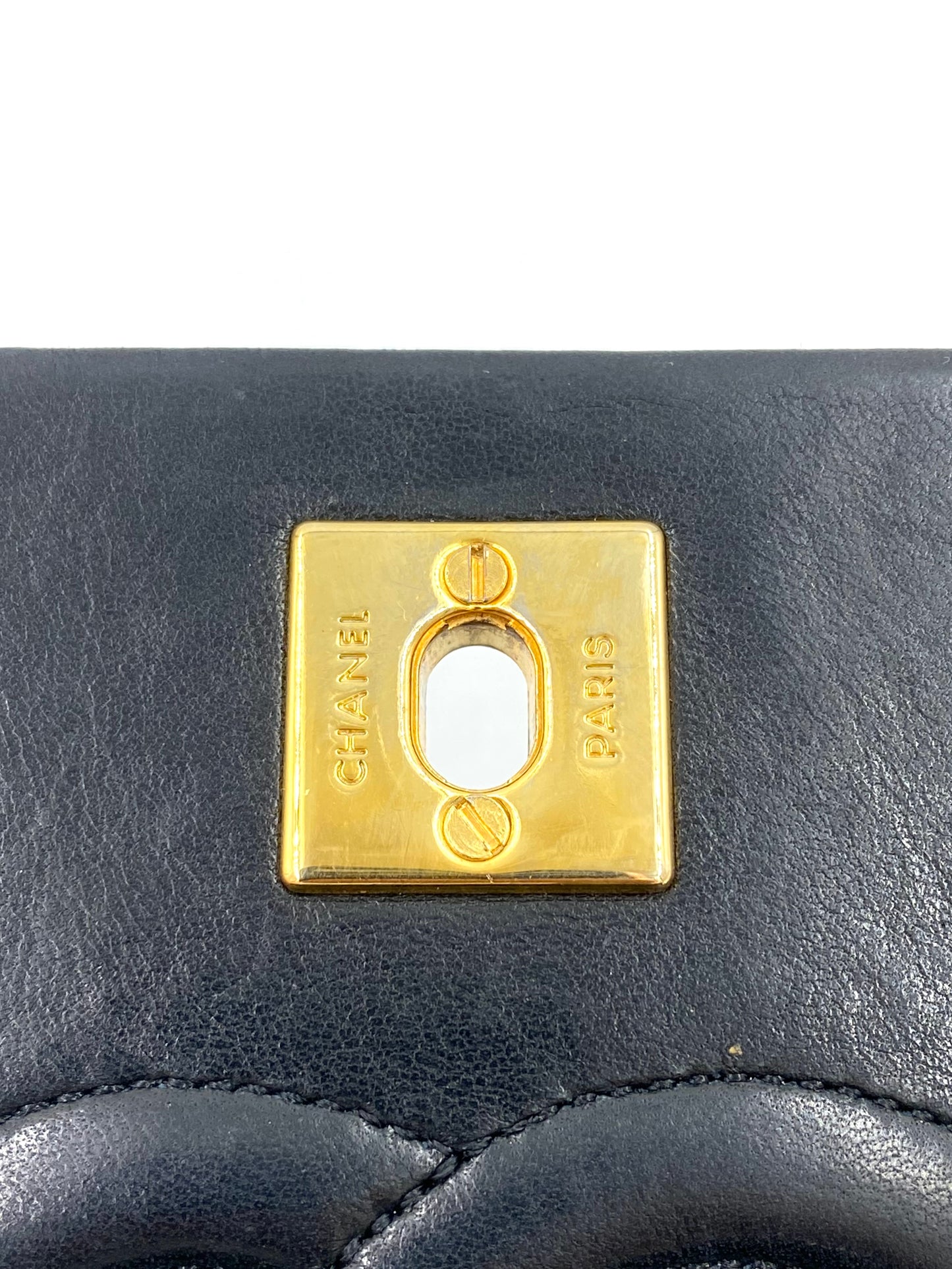 CHANEL Mini Rectangle Single Flap Bag schwarz