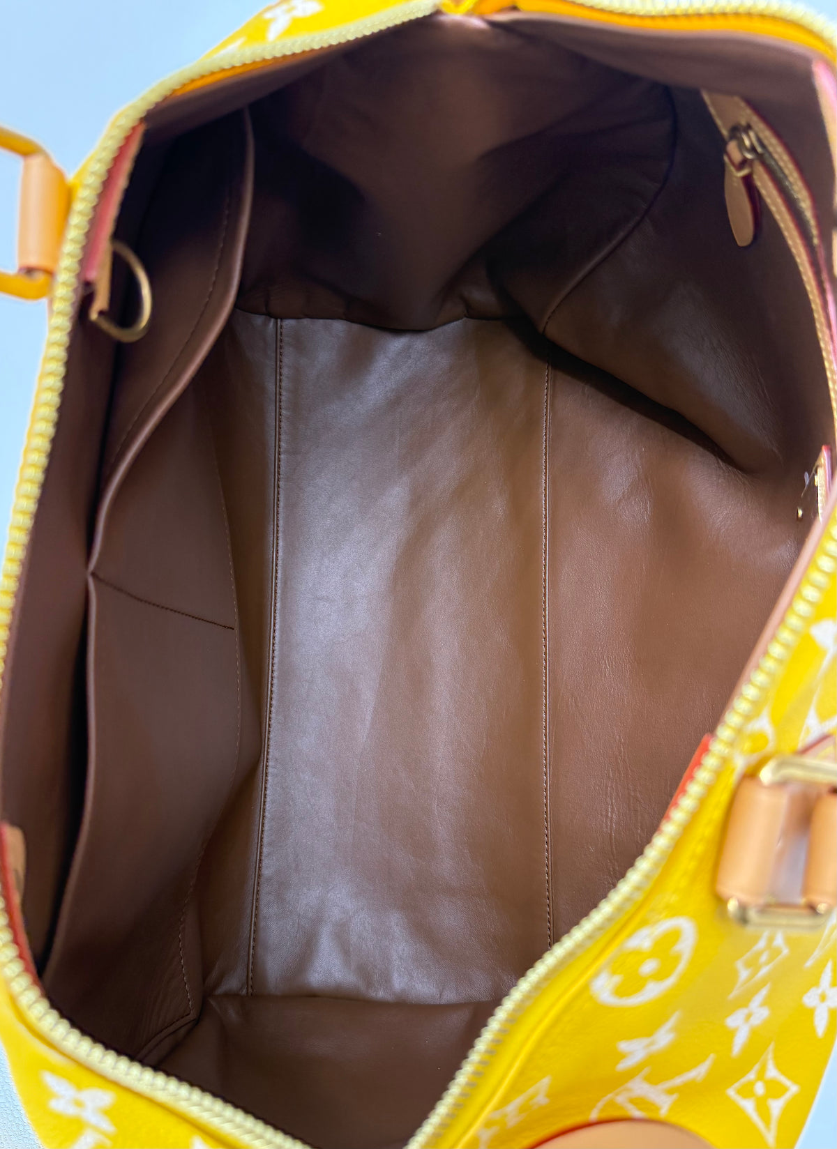LOUIS VUITTON Speedy 40 P9 gelb