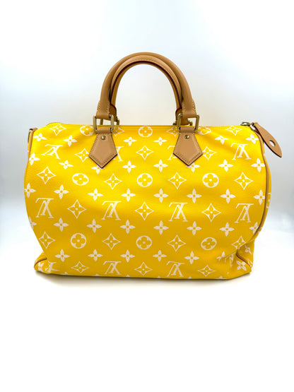 LOUIS VUITTON Speedy 40 P9 gelb