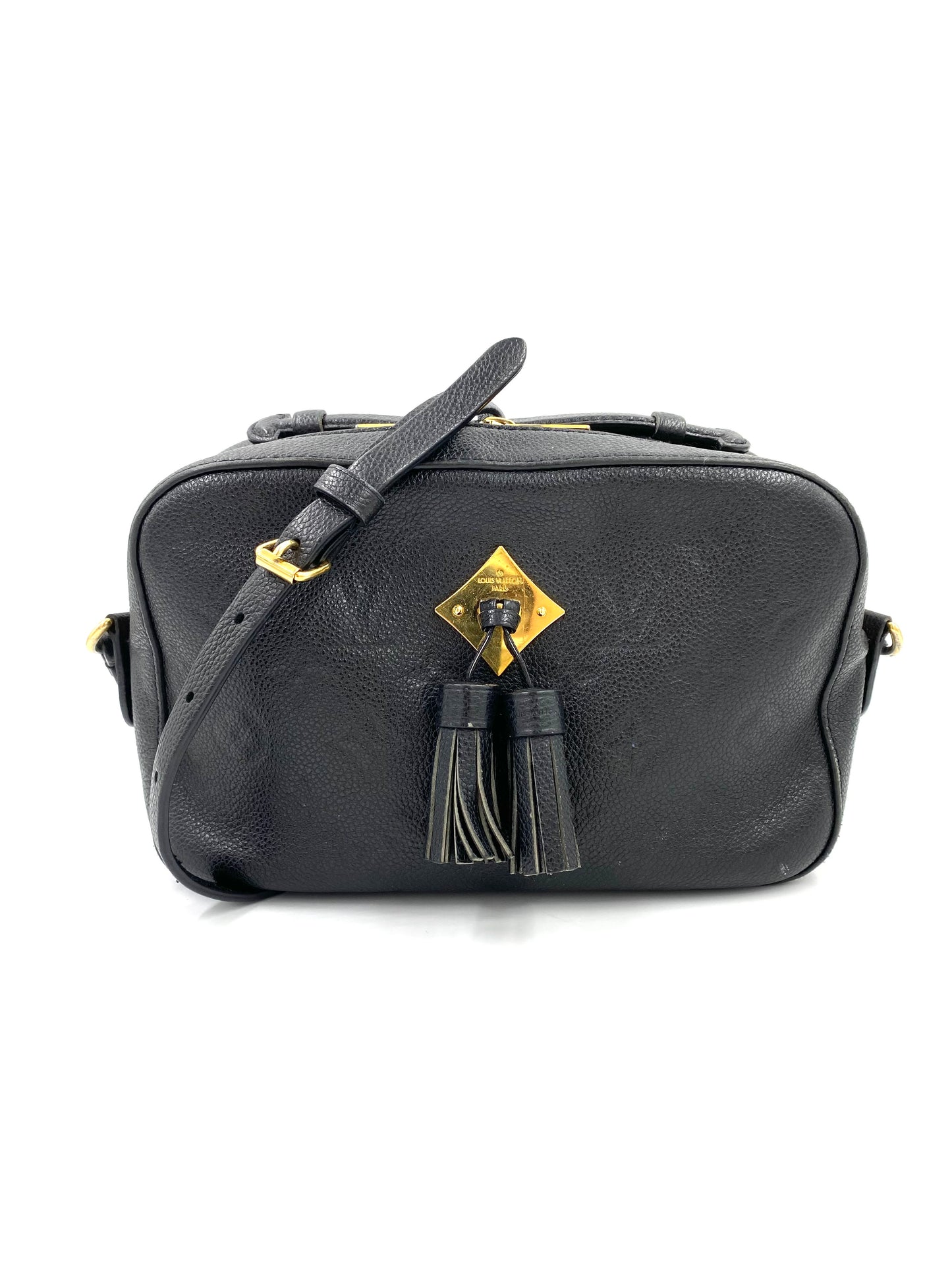 LOUIS VUITTON Saintonge Monogram Empreinte schwarz