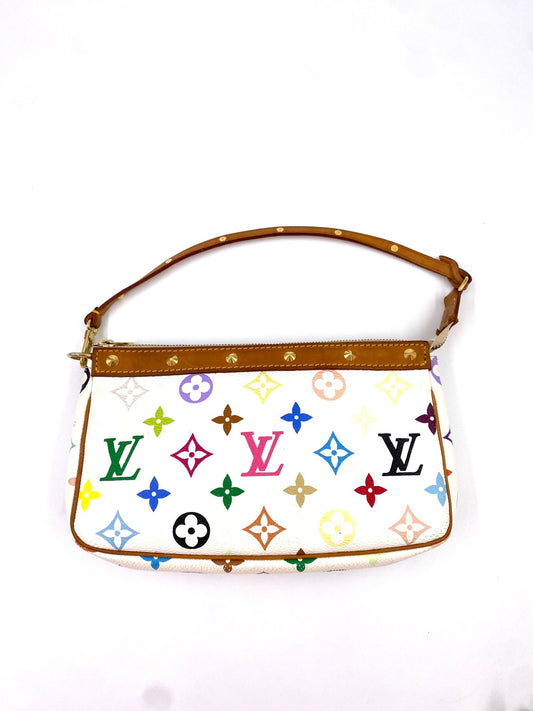 LOUIS VUITTON Pochette Accessoires Multicolor x Murakami - Clutch & Macarons - SL0046 - Clutch & Macarons - 