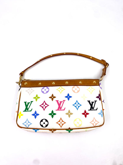 LOUIS VUITTON Pochette Accessoires Multicolor x Murakami