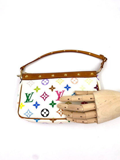 LOUIS VUITTON Pochette Accessoires Multicolor x Murakami - Clutch & Macarons - SL0046 - Clutch & Macarons - 