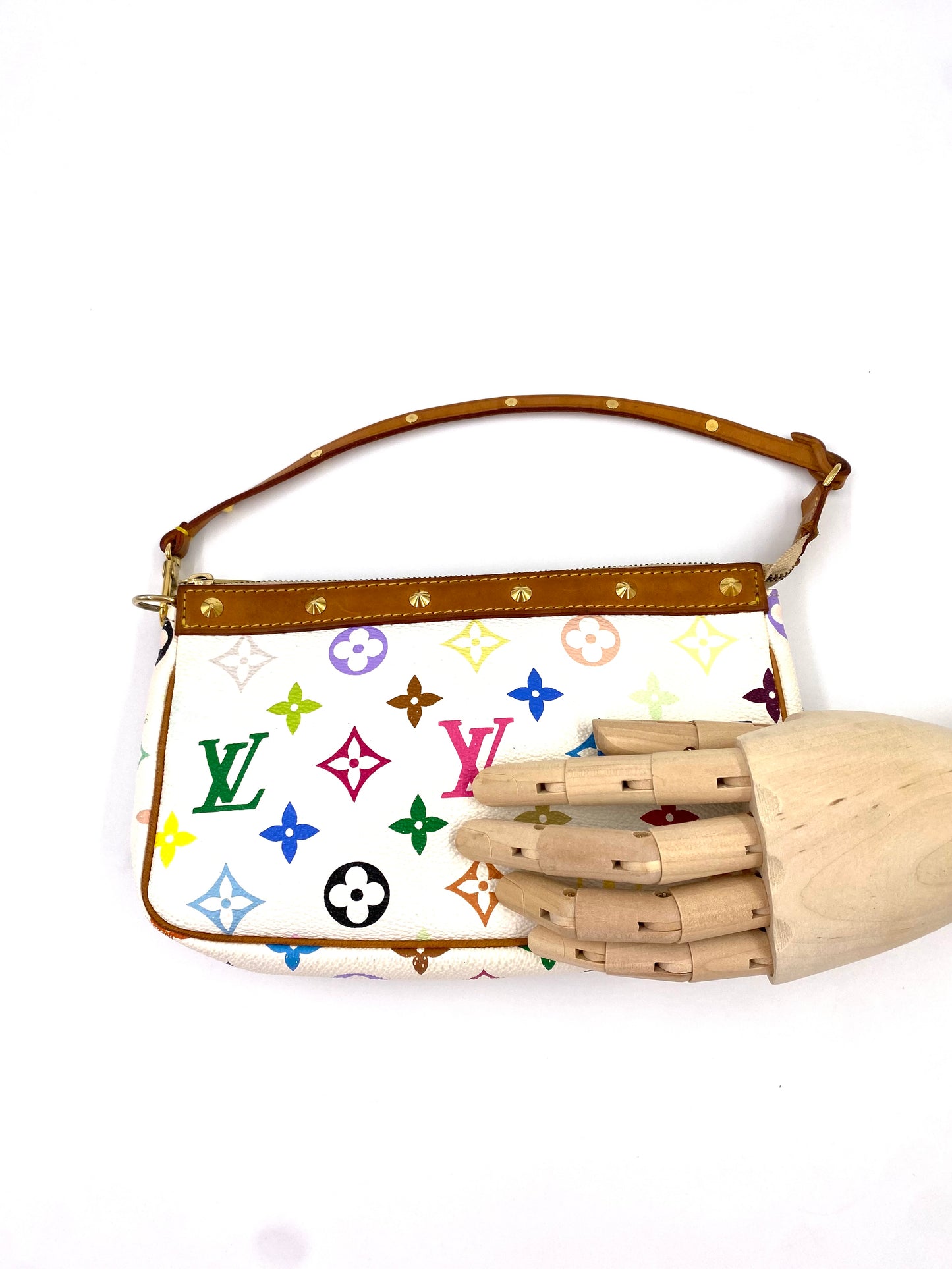 LOUIS VUITTON Pochette Accessoires Multicolor x Murakami