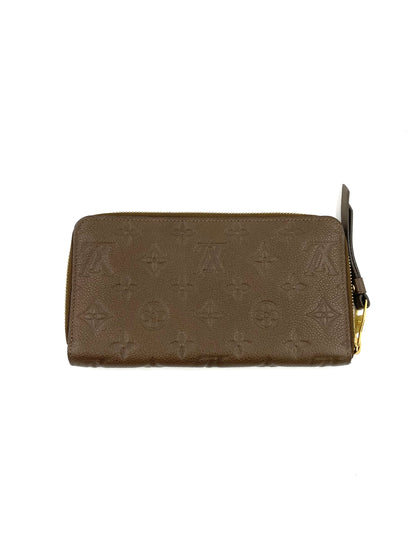 LOUIS VUITTON Zippy Monogram Empreinte braun