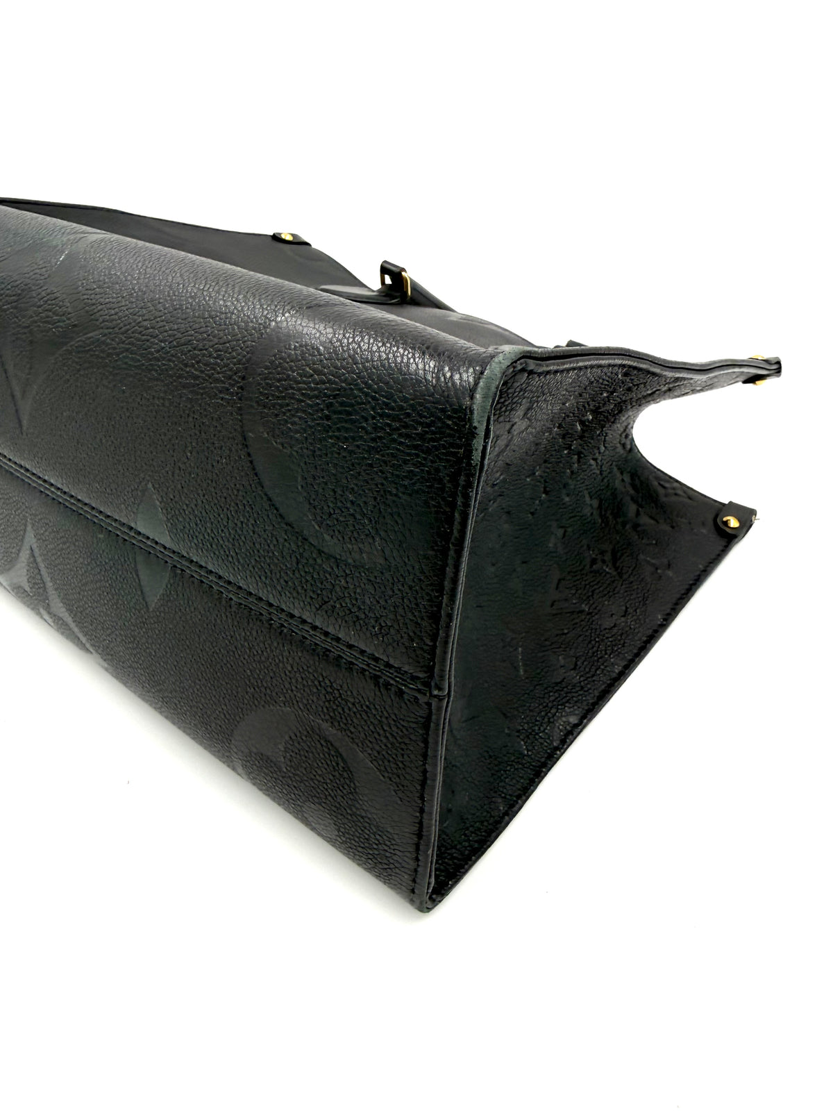 LOUIS VUITTON Onthego MM Monogram Empreinte schwarz